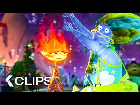 ELEMENTAL All Clips & Trailers (2023) Pixar