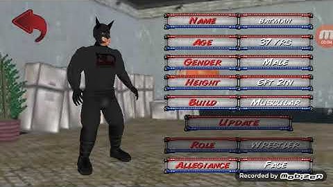 How to make Batman on WR3D