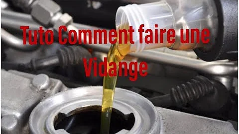 Comment faire vidange Mégane 2 1.9 DCI ?