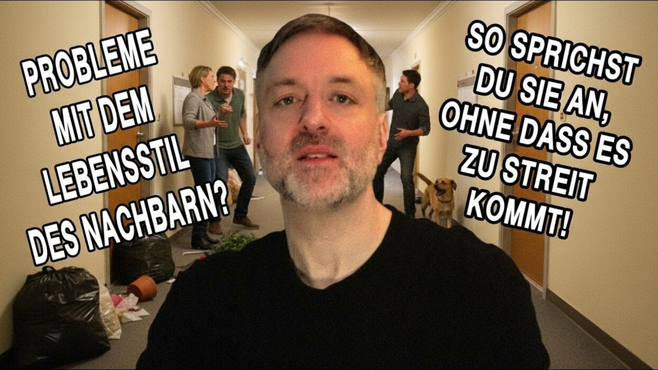MEDIATOR erklärt: Wie du PROBLEME mit dem NACHBARN klug ansprichst & auf BESCHWERDEN stark reagierst