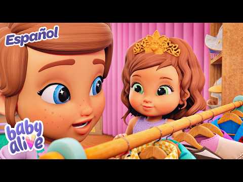 Comprando Ropa con la Bebé Princesa 👑 Baby Alive en Español ⭐️Animación para niños | Videos de bebes