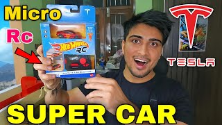 Hotwheels Tesla Micro Grade Rc Car Unboxing And Review