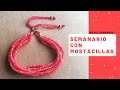 Semanario en mostacillas/Nicols Handmade