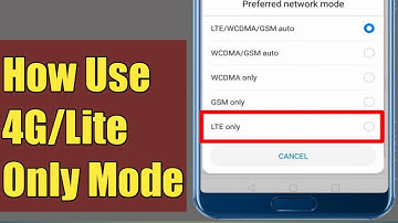 How To Enable 4G/ LTE Only Network Mode For All Android Mobile Phones
