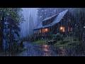 Gentle Night RAIN - Rain Sounds For Sleeping - Relaxing Rainstorm Sounds, Study, White Noise, ASMR