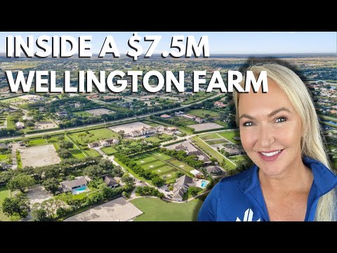 INSIDE A $7.5M Wellington FL equestrian farm  A behind the scenes look at this Saddle Trail property