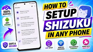 How To Setup Shizuku In Any Phone | How To Connect Shizuku | Use Rooted Apps ! screenshot 1