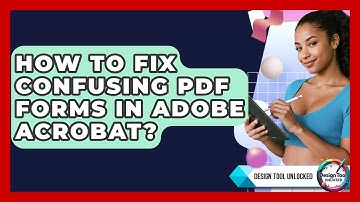 How To Fix Confusing PDF Forms In Adobe Acrobat? - Design Tool Unlocked