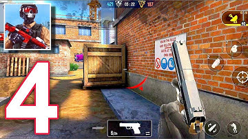 Modern Ops -Action Shooter FPS Gameplay Part-4 Construction Site Map TDM (Android, iOS)