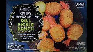 Aldis Specially Selected Crispy Dill Pickle Ranch Stuffed Shrimp Review @GlennsFastReviews