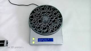 3d printable design kitchen scale - operation and calibration