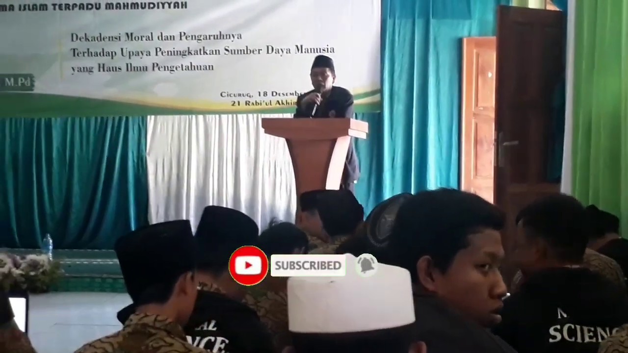 Sambutan Kepala Sekolah SMAIT MAHMUDIYYAH Dalam Acara Maulid Nabi