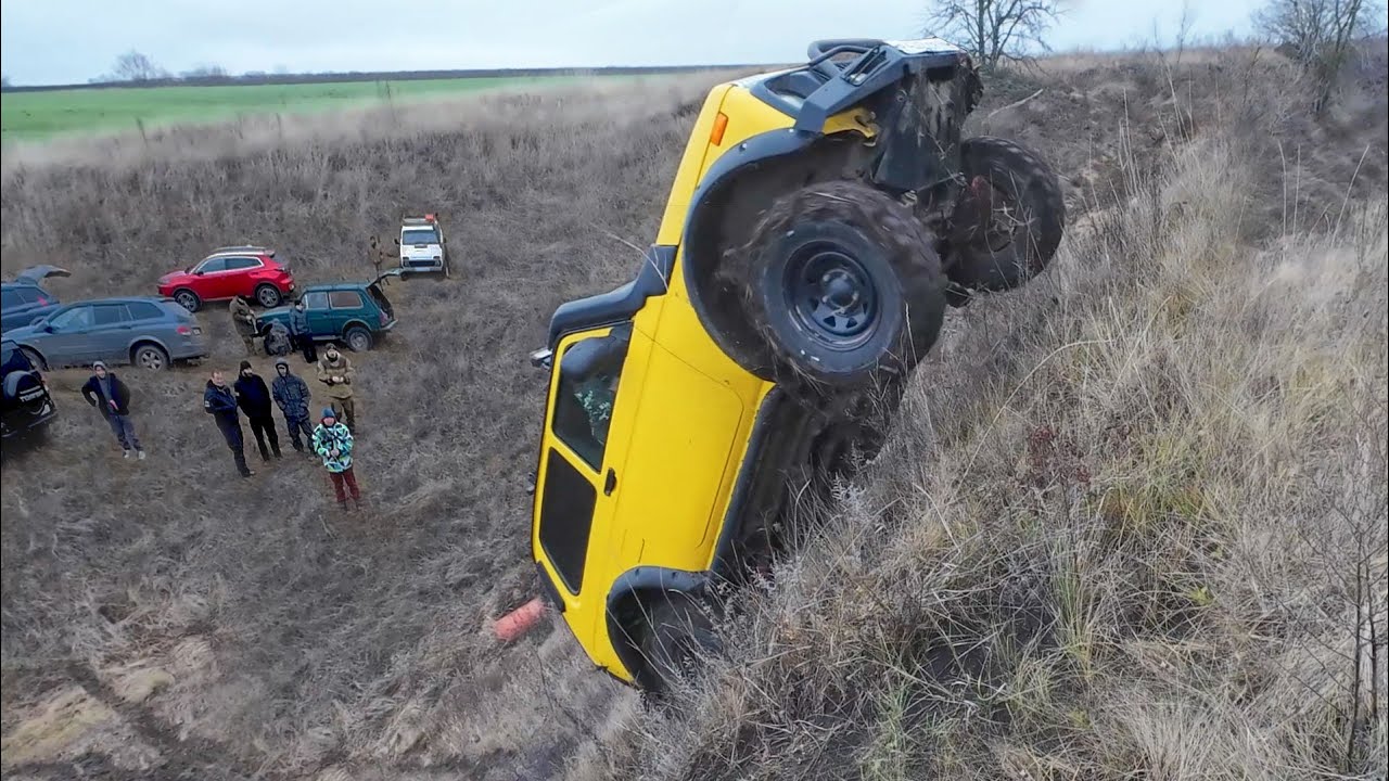 БЕШЕНЫЙ НИВАВОД НАПУГАЛ ВСЕХ! БИТВА против AUDI QUATTRO, TANK 300, PAJERO, KYRON, CHANGAN в ГОРУ!