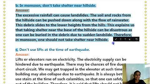 Disaster Management | Science : Std 8 | Questions & Answers | Solutions | संपूर्ण प्रश्नोत्तरे