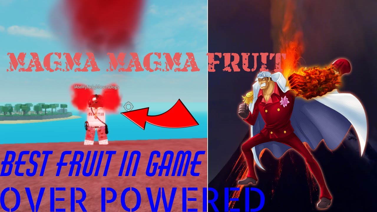 Magma Devil Fruit Showcase One Piece Awakening Most Op Fruit In The Game Youtube - magma magu devil fruit showcase one piece legendary roblox