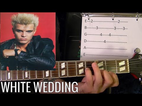white-wedding-by-billy-idol---guitar-lesson✅✅🎵