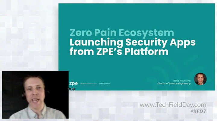 ZPE Demo: Zero Pain Ecosystem - Launching Security Apps from ZPE’s Cybersecurity Platform