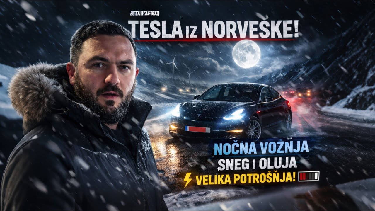 Nisam očekivao OVAKVU potrošnju! Tesla Model 3 LR 2019 iz Norveške do Srbije!