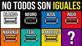 Los Colores de los Puertos USB Explicados (Qué significa REALMENTE cada uno)