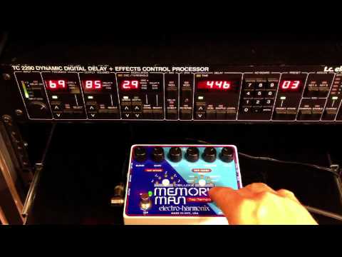 TC Electronic 2290 vs Deluxe Memory Man Tap Tempo