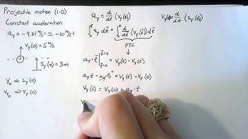 Particle Kinematics - 1D Projectile
