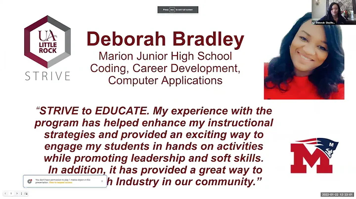 2021 STRIVE: Deborah Bradley with iWoodFix-IT