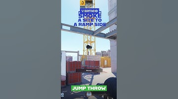 [Vertigo Smoke] A Site to A Ramp Side | CS2 #shorts #cs2 #cs2vertigo #vertigo #cs2smoke