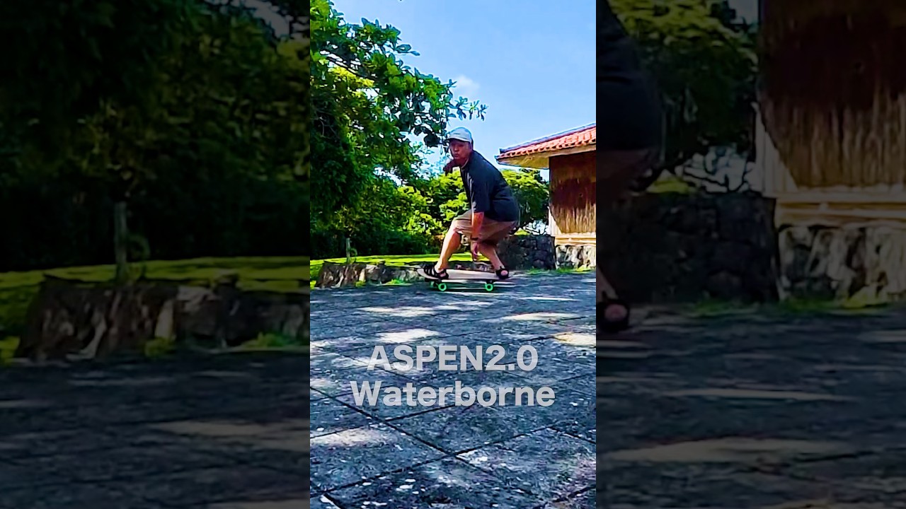 ちょっとした木陰でまったり🛹 ASPENなら広いスペースも早いスピードも必要としない自分のペースで気軽に楽しめるASPEN2.0【初回限定50台・9月10日発売予定】のご予約も始まっています