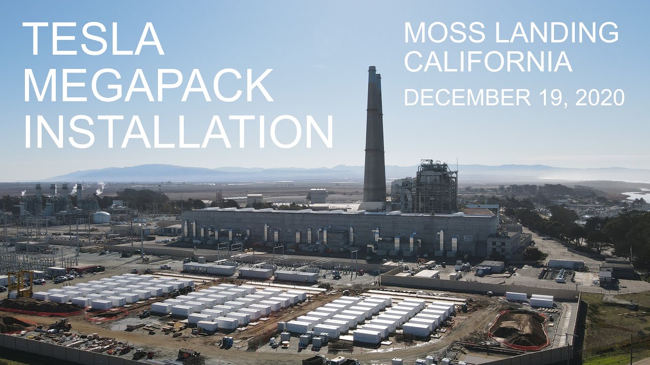 Tesla Megapack Installation Progress Moss Landing, CA December 19
