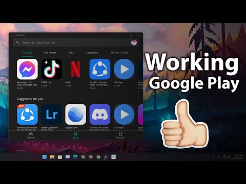 Install WSA with Google Play Store in Windows 11 (Sign in works)