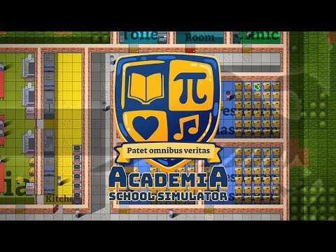 ACADEMIA SCHOOL SIMULATOR Prison Architect for Education - Academia School Simulator Let's Play