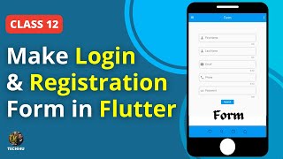 Login and Registration Form in Flutter tutorial for beginners step by step - Flutter course