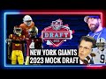 New York Giants 2023 NFL Mock Draft