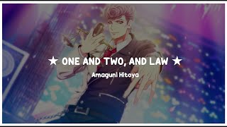 One And Two, And Law - Amaguni Hitoya [ENG/ESP/ROMANJI]