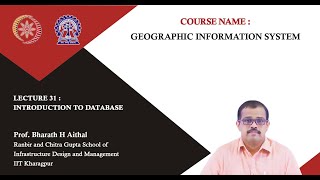 Lecture 31 : Introduction to database