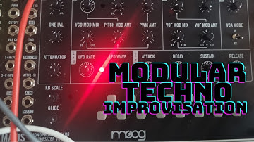 Modular Techno, Live Improvisation.  Mavis - Manis - BIA - Edge - Desmodus Versio - Oxi One