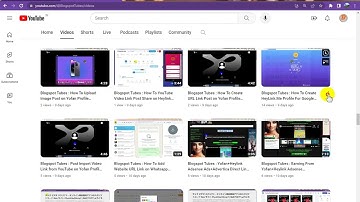 Blogspot Tubes : How To Blogger Post Share From YouTube Video Embed (Video 02)