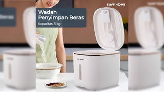 Taffhome Wadah Penyimpan Beras Makanan Rice Container Moistureproof 5Kg - A2105 - 7Rhal3Wh