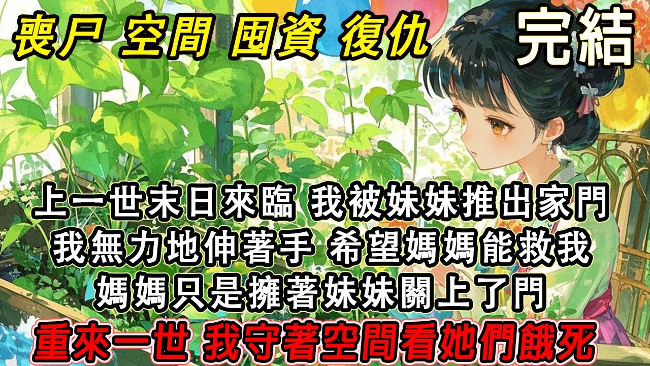 【完結/囤資】上一世 末日來臨。我被妹妹親手推出家門。向母親求助 媽媽給我狠狠一腳。再睜眼我重生了 這一世 我要守著空間 看她們挨餓！#末日#末世#小說推文 #囤資#一口氣看完 #睡前故事