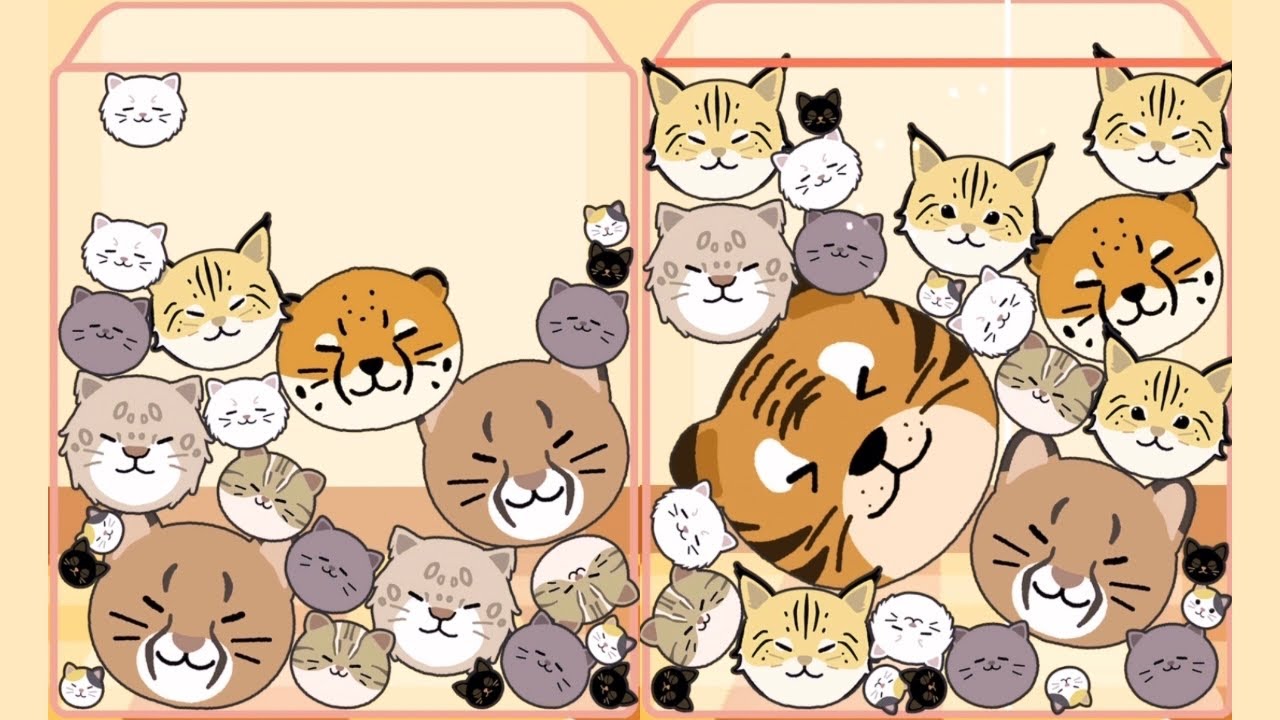 Merge Cats ( Cat Merge Puzzle ) Satisfying gameplay watermelon game ios/android #3