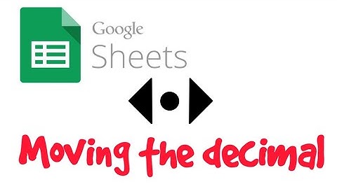 How to change the number of decimals in Google sheets