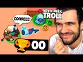 NANI NÍVEL MÁXIMO TROLLANDO COM ZERO TROFÉUS NO BRAWL STARS!!