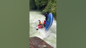 White water rafting is fun 🤩