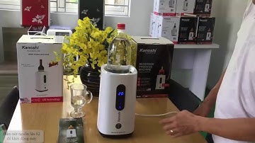 Hướng Dẫn Sử Dụng Máy Khử Độc Rượu | Máy Xử Lý Đồ Uống Kanoshi