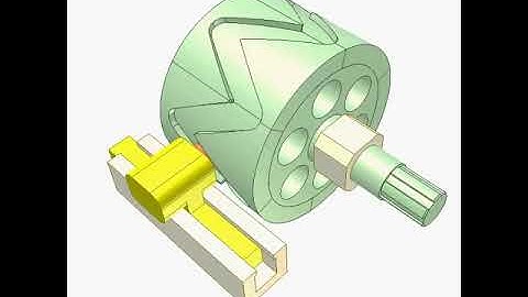 Barrel cam mechanism BT2a480p | Mechanisms | Design Concept | Design Engineering