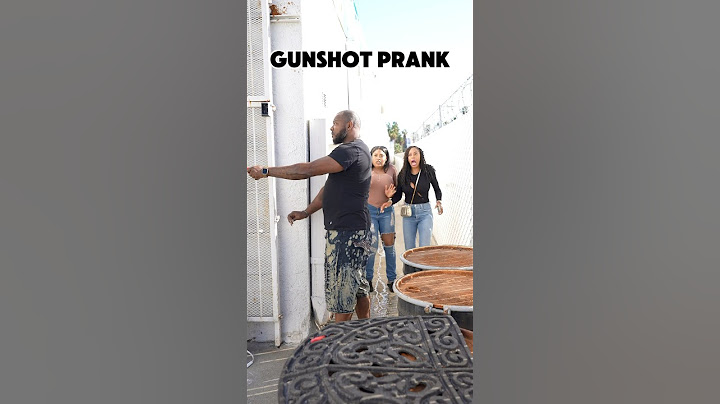 GUNSHOT PRANK VIDEO ​⁠@DaphniqueSprings #funny #comedy #shorts #prank