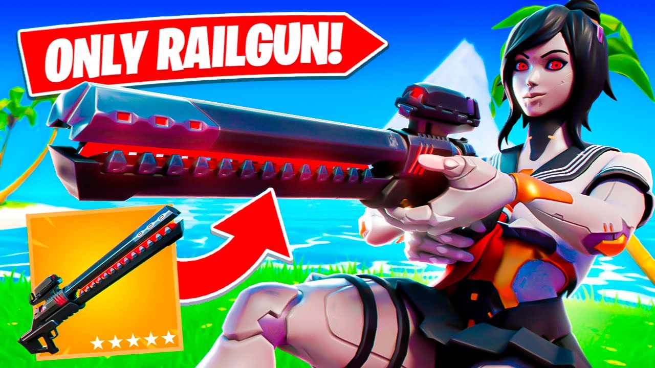 RAIL GUN ONLY in Fortnite Season 2! YouTube