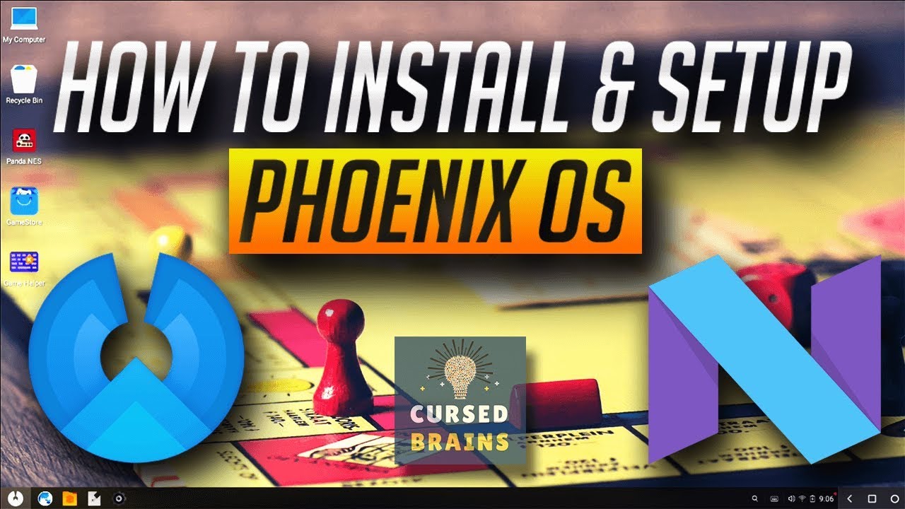 how to install phoenix os from bootable disc