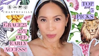 ❤️GRACE25 for 25% OFF EARLY ACCESS❤️JUST FOR YOU 🥳 HAPPY BIRTHDAY, SYLVIE CHANTECAILLE❤️ TOP 5 🖐🏼