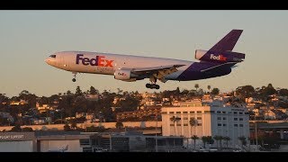 [HD] FedEx Express McDonnell Douglas MD-10 Landing at San Diego